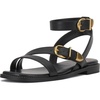 image:imageVince Camuto Neiko Double Buckle Strappy Flat SandalsBlack