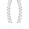 image:imageVince Camuto Silver Tone CZ Studded Climber Earrings For Women
