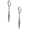 image:imageVince Camuto Silver Tone Short Spear Huggie Drop Hoop Earrings