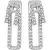 image:imageVince Camuto Silvertone Link Drop Dangle Earrings for Women