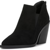 image:imageVince Camuto Womens Gradina Stacked Heel BootiesBlack Suede