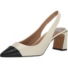 image:imageVince Camuto Womens Hamden Cap Toe Slingback PumpCreamy White