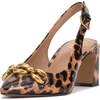 image:imageVince Camuto Womens Hamden Chain Link Slingback PumpBlackNatural