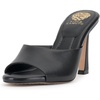 image:imageVince Camuto Womens Paigely Heeled Mule SandalsBlack Leather