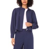 image:imageVince Camuto Womens Stand Collar Front Zipper JacketClassic Navy