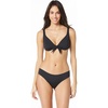 image:imageVince Camuto Womens Tie Front Underwire Bikini TopBlack