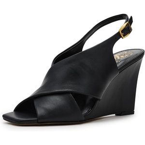 image:imageVince Camuto Ameira CrissCross WedgeBlack Leather