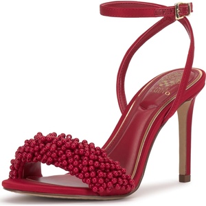 image:imageVince Camuto Arleem Beaded Band Ankle Strap High Heel SandalsFlame