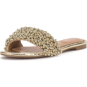 image:imageVince Camuto Balea Beaded Band Flat SandalsGold