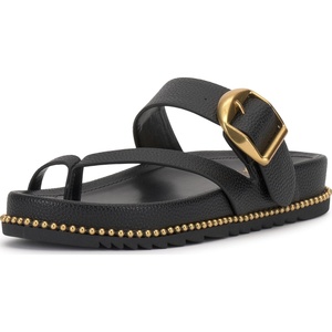 image:imageVince Camuto Camilo Toe Loop Buckle Band Slide SandalsBlack