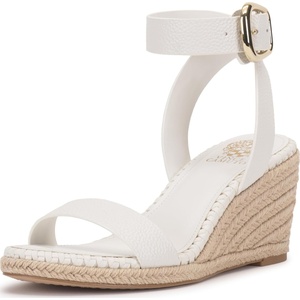 image:imageVince Camuto Fainel Ankle Strap Espadrille Wedge SandalsBianco