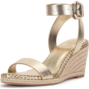 image:imageVince Camuto Fainel Ankle Strap Espadrille Wedge SandalsEgyptian Gold