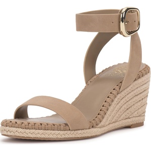 image:imageVince Camuto Fainel Ankle Strap Espadrille Wedge SandalsTortilla