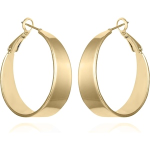 image:imageVince Camuto Gold Tone Thick Band Hoop Earrings For Women