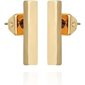 image:imageVince Camuto Gold Tone Vertical Rectangle Bar Stud Earrings For Women