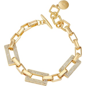 image:imageVince Camuto GoldTone Pave Link Toggle Bracelet
