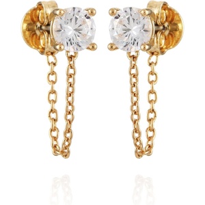 image:imageVince Camuto Goldtone Chain Stud Earrings for Women