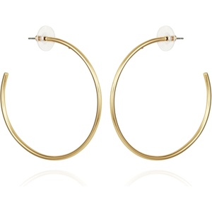 image:imageVince Camuto Goldtone Large Open Hoop Earrings For Women