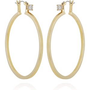 image:imageVince Camuto Goldtone Medium Hoop Earrings for Women