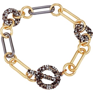 image:imageVince Camuto Goldtone Multi Crystal Stone Toggle Bracelet