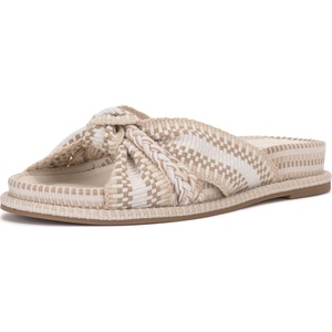 image:imageVince Camuto Gryfynn Knotted Woven Slide SandalsIvory Multi