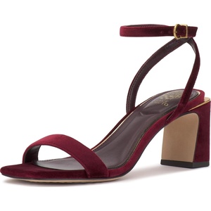 image:imageVince Camuto Hamda Ankle Strap High Heel SandalsRich Petit Sirah Velvet