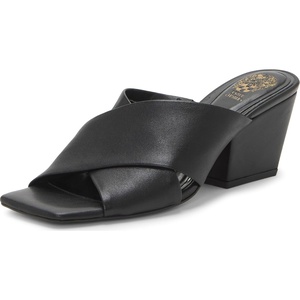 image:imageVince Camuto Kespa Cross Band Mule SandalsBlack