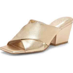 image:imageVince Camuto Kespa Cross Band Mule SandalsEgyptian Gold