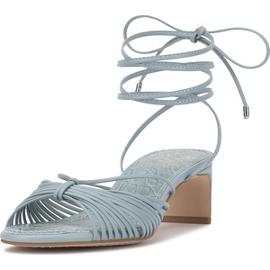 image:imageVince Camuto Lory Ankle Wrap Kitten Heel SandalsCeleste Blue