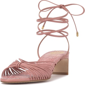 image:imageVince Camuto Lory Ankle Wrap Kitten Heel SandalsDark Pale Pink