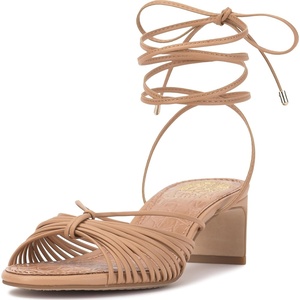 image:imageVince Camuto Lory Ankle Wrap Kitten Heel SandalsSandstone