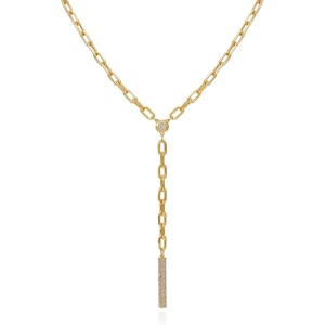 image:imageVince Camuto Oval Chain Link Y Necklace for Women