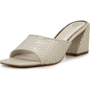 image:imageVince Camuto Sachaa Block Heel Mule SandalPanna Creme