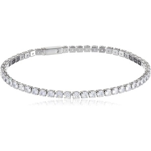 image:imageVince Camuto Silvertone CZ Chain Tennis Bracelet