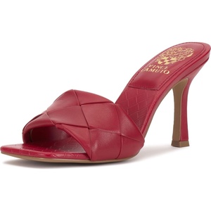 image:imageVince Camuto Womens Brelanie Woven Strap Dress MuleFlame