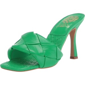 image:imageVince Camuto Womens Brelanie Woven Strap Dress MuleLotus Green
