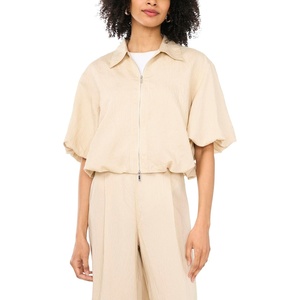 image:imageVince Camuto Womens Cropped Bubble JacketBirch