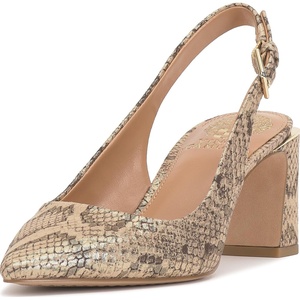 image:imageVince Camuto Womens Hamden Buckle Slingback PumpNaturalGold