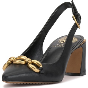 image:imageVince Camuto Womens Hamden Chain Link Slingback PumpBlack