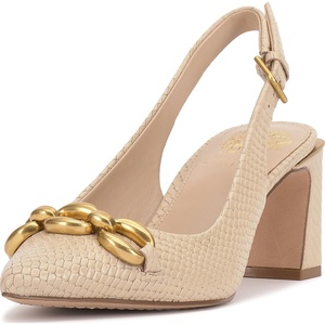 image:imageVince Camuto Womens Hamden Chain Link Slingback PumpSoft Buff