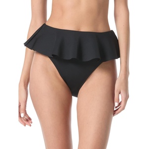 image:imageVince Camuto Womens High Leg Skirted Bikini BottomBlack
