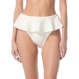 image:imageVince Camuto Womens High Leg Skirted Bikini BottomIvory