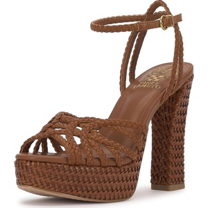 image:imageVince Camuto Womens Samlee Strappy Platform High Heel SandalsGolden Walnut
