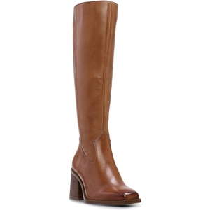 image:imageVince Camuto Womens Sangeti Stacked Heel Knee High Boot FashionGolden Walnut Leather