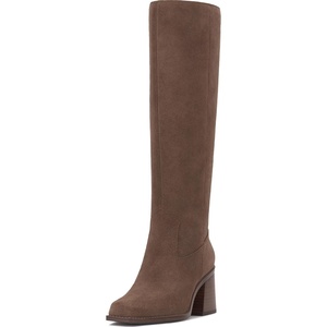 image:imageVince Camuto Womens Sangeti Stacked Heel Knee High Boot FashionToasted Taupe Suede