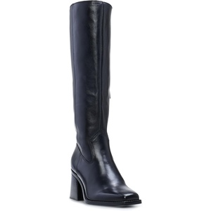 image:imageVince Camuto Womens Sangeti Wide Calf Stacked Heel Knee High BootBlack