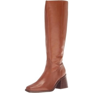 image:imageVince Camuto Womens Sangeti Wide Calf Stacked Heel Knee High BootGolden Walnut
