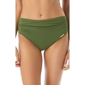 image:imageVince Camuto Womens Surf Shades Convertible HighWaist Bikini BottomsGreen