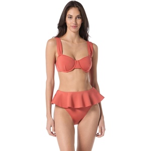 image:imageVince Camuto Womens Underwire Bikini TopCinnabar