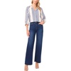 image:image34 Sleeve Striped Linen Raglan Button Down BlouseDenim